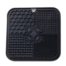 Dog Lick Mat Enrichment Kit Silicone 4-Section Non-Slip with Spreader – Pethurst