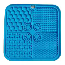 Dog Lick Mat Enrichment Kit Silicone 4-Section Non-Slip with Spreader – Pethurst