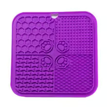 Dog Lick Mat Enrichment Kit Silicone 4-Section Non-Slip with Spreader – Pethurst
