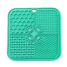 Dog Lick Mat Enrichment Kit Silicone 4-Section Non-Slip with Spreader – Pethurst