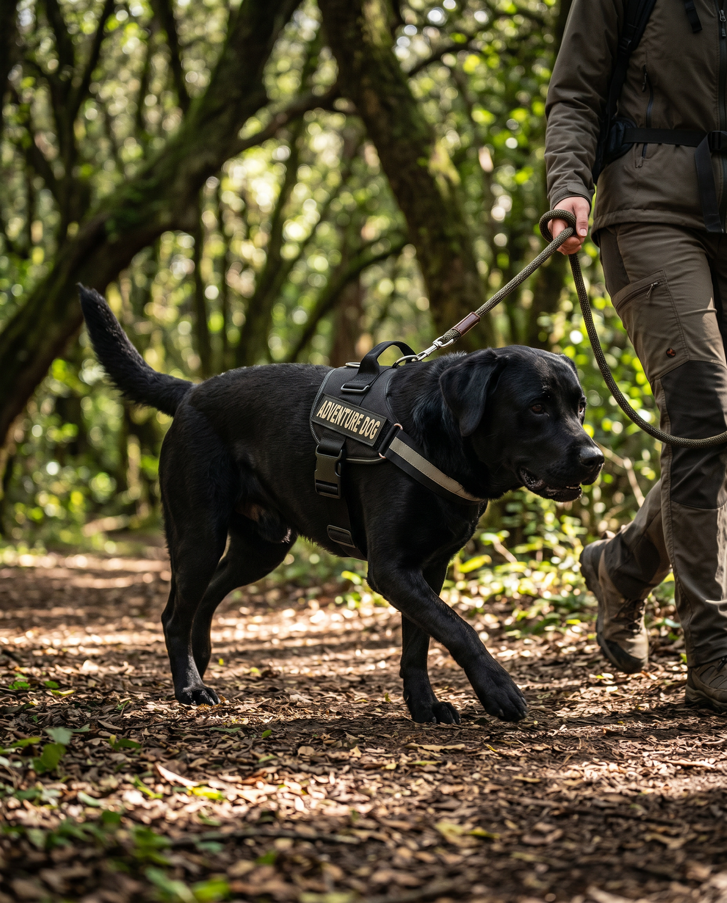 Dog Tactical Harness Customisable ID Patches Handle Reflective Adjustable XS–XL – Pethurst