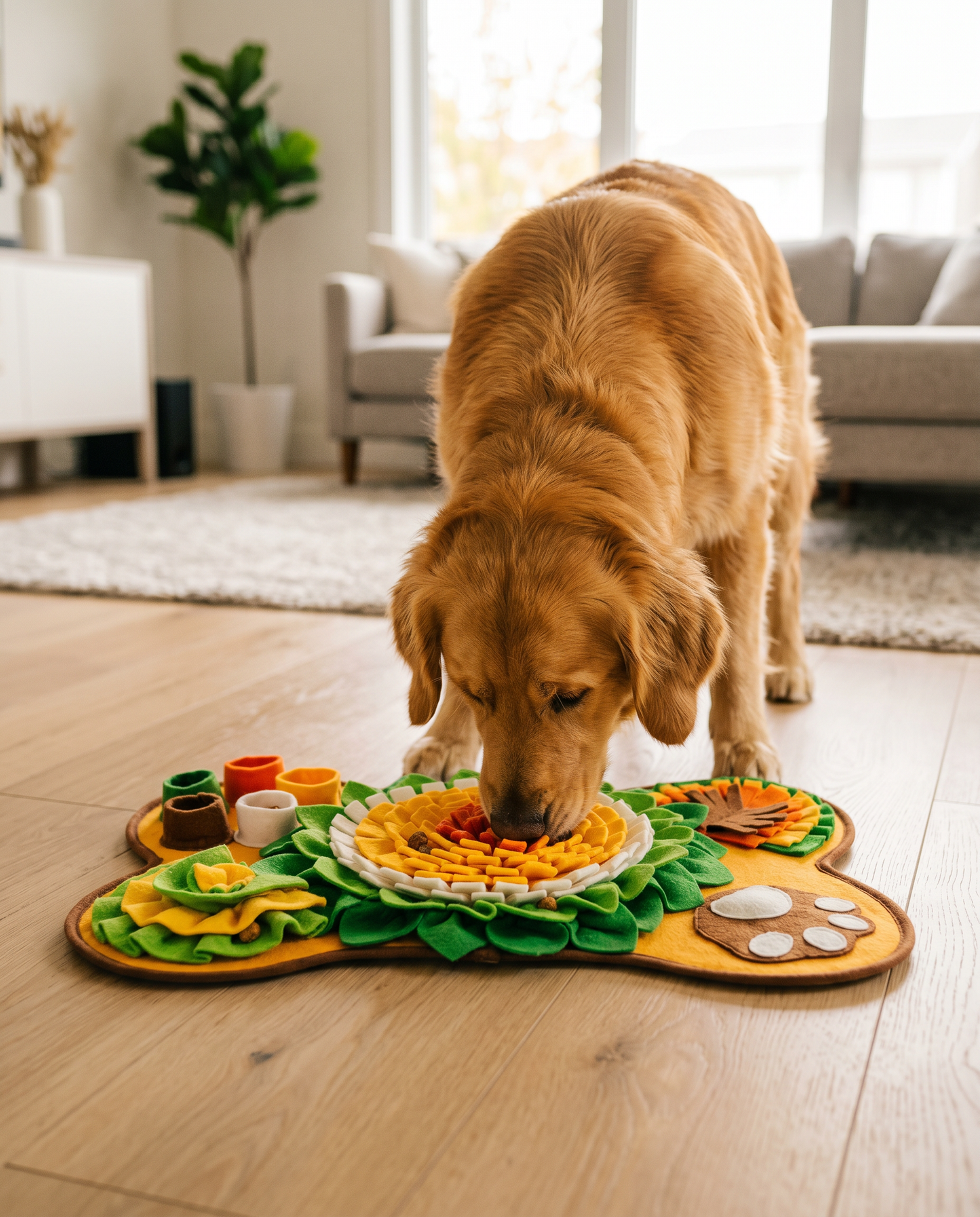 Dog Snuffle Mat Nose Work Enrichment Feeding Mat Non-Slip 63.5x43cm – Pethurst