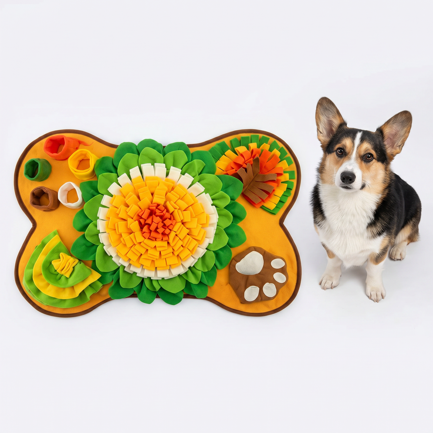 Dog Snuffle Mat Nose Work Enrichment Feeding Mat Non-Slip 63.5x43cm – Pethurst