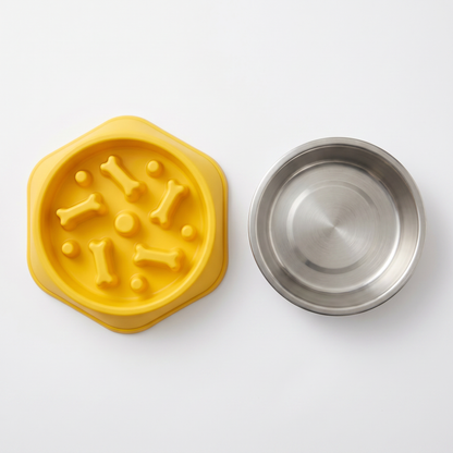 Slow Feeder Dog Bowl Anti-Gulp Maze Pattern Non-Slip Dishwasher Safe All Breeds – Pethurst