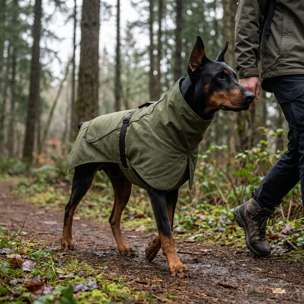 Dog Waterproof Rain Jacket Heavy Duty Reflective Adjustable Straps All Breeds XS–3XL – Pethurst