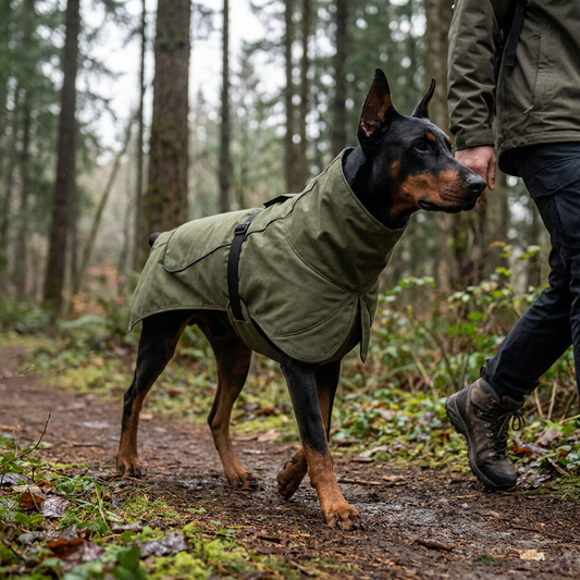 Dog Waterproof Rain Jacket Heavy Duty Reflective Adjustable Straps All Breeds XS–3XL – Pethurst