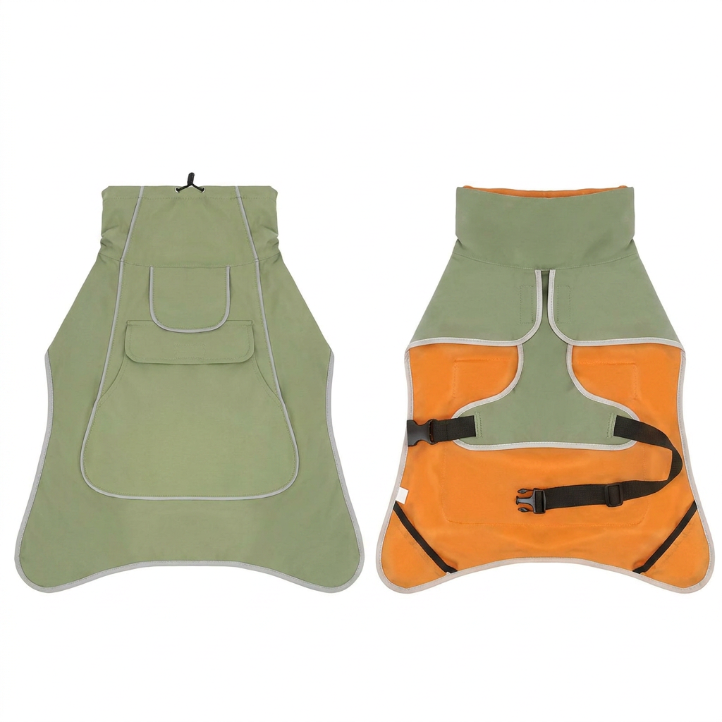 Dog Waterproof Rain Jacket Heavy Duty Reflective Adjustable Straps All Breeds XS–3XL – Pethurst