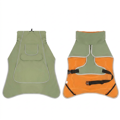 Dog Waterproof Rain Jacket Heavy Duty Reflective Adjustable Straps All Breeds XS–3XL – Pethurst